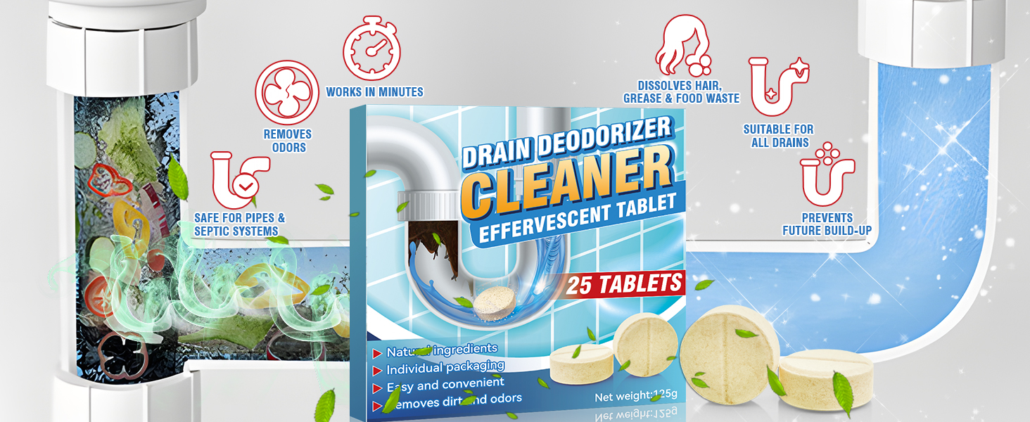 Smelly Drain Cleaner Tablets