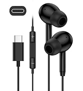 USB C Wired Earbuds iPhone Headphones for Samsung Galaxy S26 Ultra S25 S24, Apple Ear buds Usbc E...