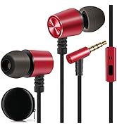 EXMAX S3 Wired Earbuds Ear Buds with Microphone Noise Isolating Earbuds Deep Bass 3.5mm TRRS Ster...