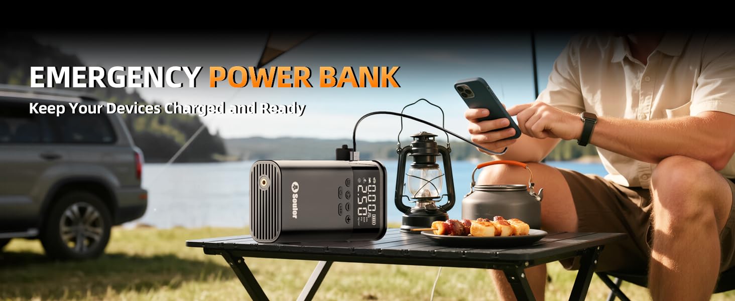portable emrgency power bank, quick charger