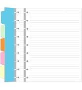 9 Disc Lined Paper Refills for Happy Planners - 100 Sheets/200 Pages Classic Size Lined Paper wit...
