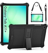 DETUOSI Silicone Case for Samsung Galaxy Tab A11+ Plus 11 Inch 2026/ Tab A9+ Plus 2024, Multi-Ang...