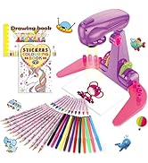 Hoarosall Drawing Projector for Kids, Art and Craft Kit, Toys for Girls Aged 3+, Drawing Supplies...