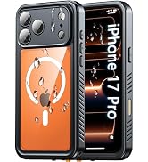 Oterkin Waterproof Case for iPhone 17 Pro Case Compatible with MagSafe, Full Body Rugged iPhone 1...