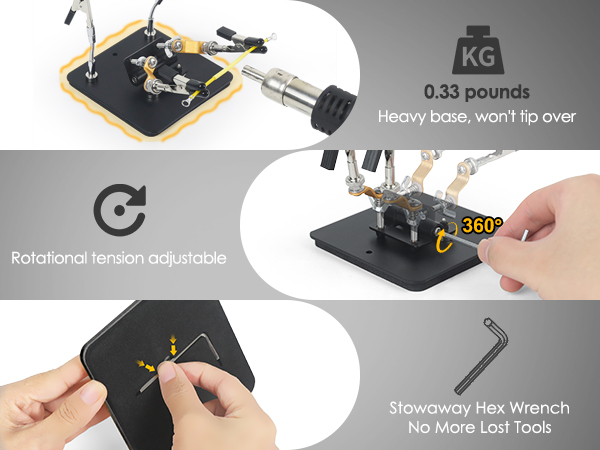 third hand soldering tool