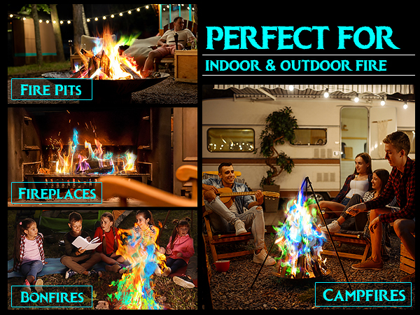 Fire Color Changing Packets