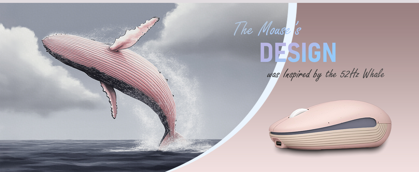 wireless pink mouse design inspiration