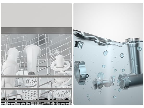 ALTRA LIFE electric meat grinder All parts are easy to detachable for cleaning!