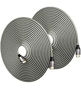 GearIT HDMI Cable (2-Pack / 25ft / 7.6m) High-Speed HDMI 2.0b, 4K 60hz, 3D, ARC, HDCP 2.2, HDR, 1...