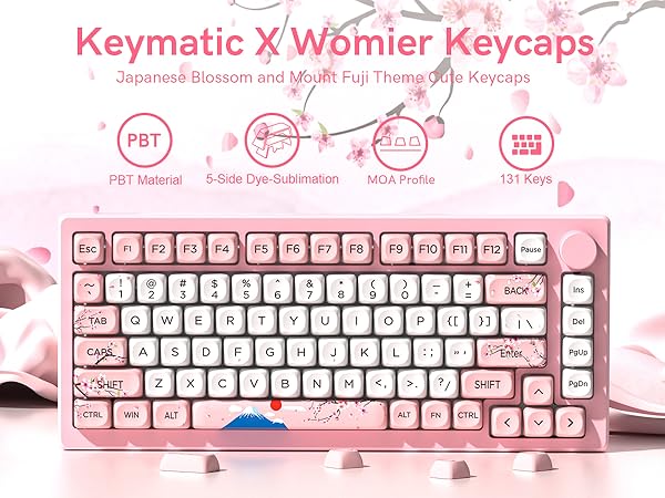 Keymatic X Womier Keycaps