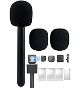 Dji Microphone Holder for Interview, Microphone Handle for DJI Mic Mini/2/3, Mic Holder for Rode/...
