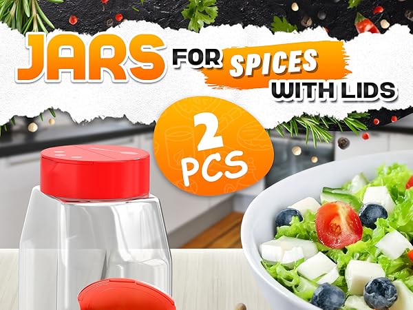 spice jars plastic seasoning container powder jar spice storage containers spice jars large