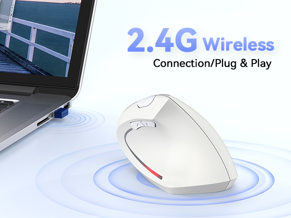 wireless ergonomic mouse