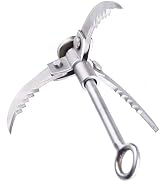 TRIWONDER Grappling Hook Gravity Rock Climbing Hooks Folding Carabiner Claws Stainless Steel Anch...