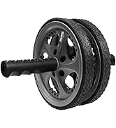 BLUERISE Ab Roller Wheel 2 Types Ab Roller No Noise Ab Wheel Easy to Assemble Home Workout Equipm...
