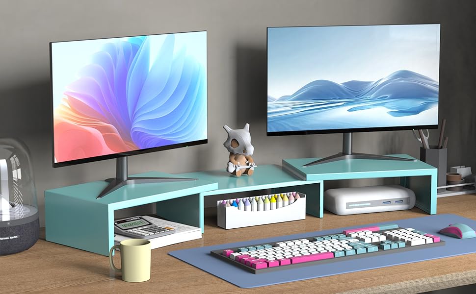 dual monitor stand