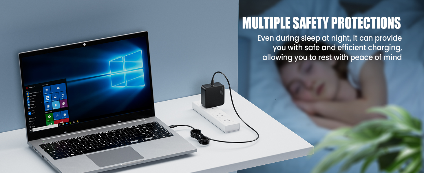 100W USB-C Power Adapter Fast Charger