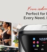 MIRASTON 8.5QT Air Fryer, View Window, Multifunctional Large Family Size Capacity for 4-8 People