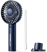 Jancane Handheld Fan, USB Rechargeable Mini Portable Fan with Base, 10H Battery, Strong Wind, Sma...