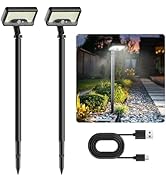 Tryme Solar Motion Lights Outdoor 800 Lumen with 92 LEDs Waterproof Pathway Lighting with Motion ...
