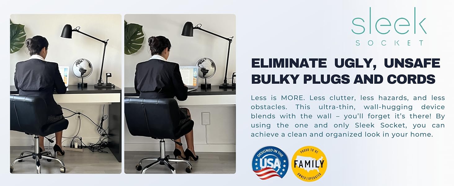 flat plug power cord extension toddler sleek socket extension cord sleek socket surge protector