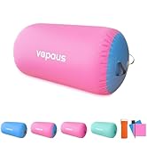 Vapaus Gymnastics Air Barrel Inflatable Tumbling Roller Mat Back Handspring Trainer Air Tumbler O...
