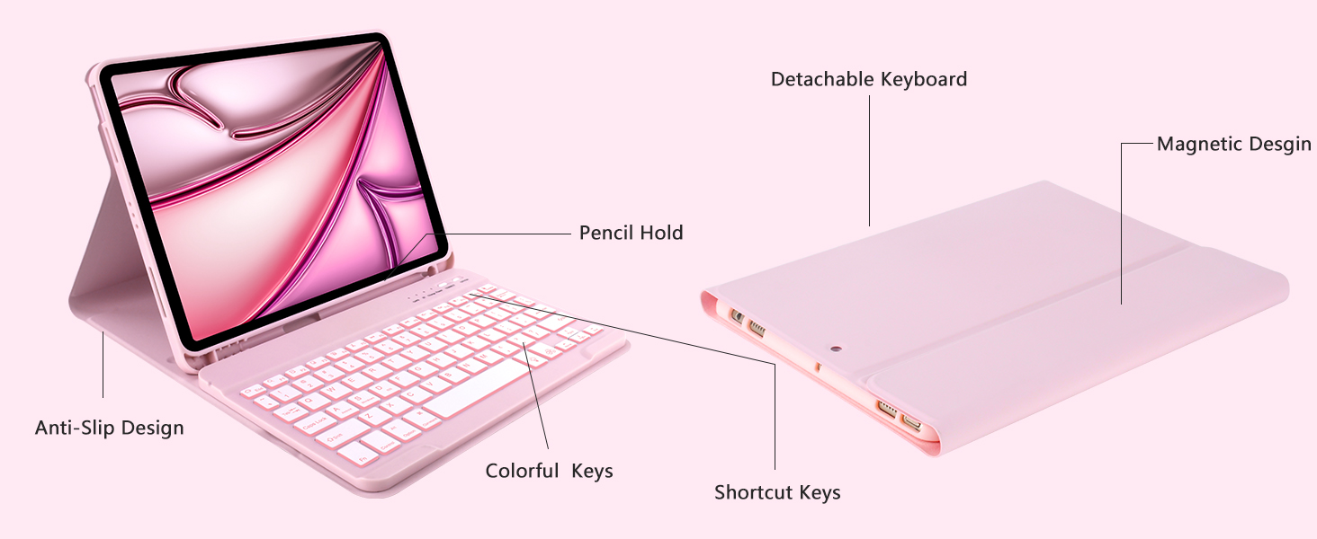 ipad air 11 inch case with keyboard