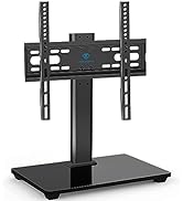 PERLESMITH Universal TV Stand - Table Top TV Stand for 32-55 inch LCD LED TVs - Height Adjustable...