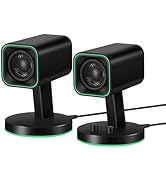 Sanyun SW202 24W Compact Computer Speakers, DSP 3 Modes 16bit USB DAC Bluetooth 5.2, 2.0 PC Multi...