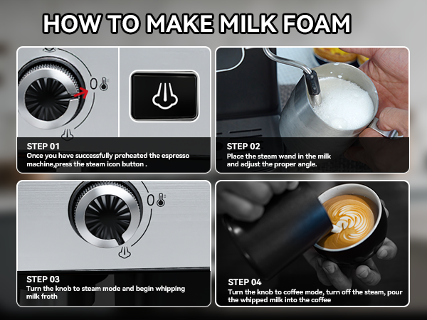 HOW TO MAKE MILK FOAM