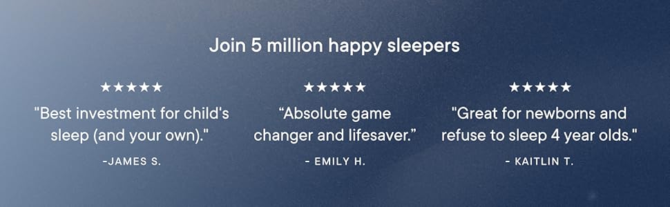 Join 5 Mill happy sleepers