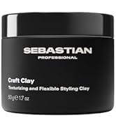 Sebastian Professional Styling Craft Clay | Remoldable Texturizing Hair Styling Clay for Natural ...