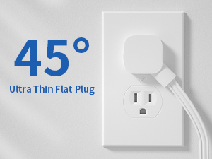 Right Angled Flat Plug