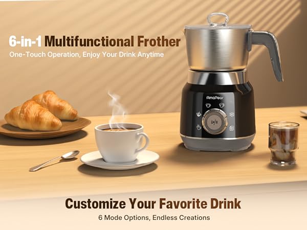 6-in-1 Multifunctional Milk Frother