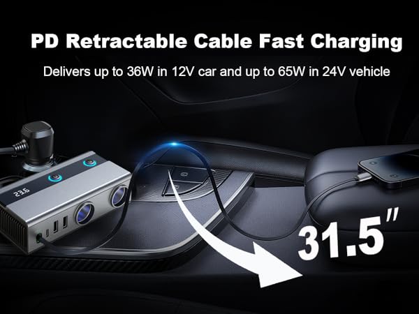 car multi charging ports