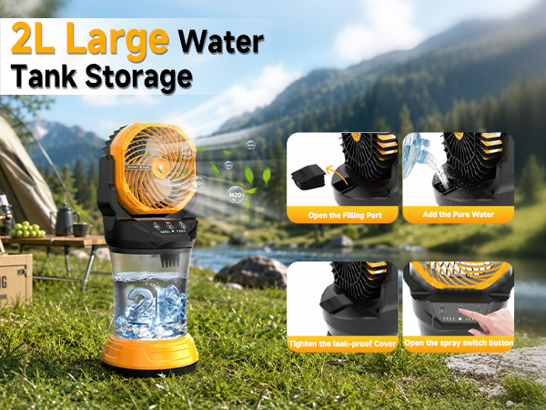 Portable Misting Fan