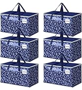 HomeHacks Moving Bags, Extra Large Size Moving Boxes, Heavy Duty Luggage Bags with Smooth Zipper ...