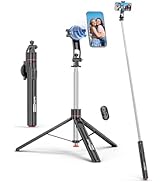 70'' Magnetic Automatic Selfie Stick Travel Tripod for Cell Phone, Auto Opening Phone Tripod Stan...