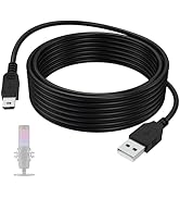 Gneinour Mini USB Cable Compatible with HyperX QuadCast, Blue Yeti/Snowball iCE, Blue Yeti X Worl...