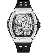 OLEVS Automatic Watch for Men 44MM Large Dial Self-Winding Diamond Waterproof Stainless Steel Wri...