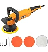 Hoteche 6-Inch Buffer Polisher 7.5A - Variable Speed Buffer Machine - Dual Action Car Detailing T...