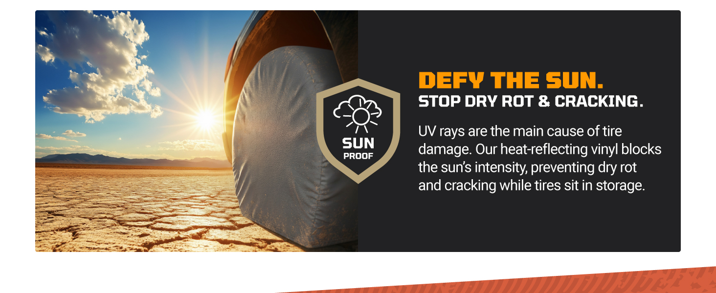 S4-1 - sun protection truck tire covers