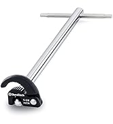 DURATECH 11-Inch Enhanced Basin Wrench, Sink Wrench, Adjustable 3/8'' to 1-1/4'' Capacity Upgrade...