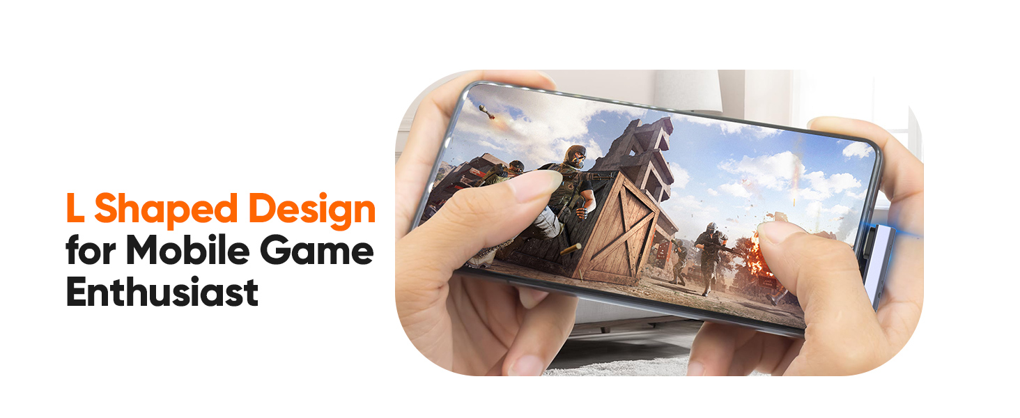 L Shaped Design for Mobile Game Enthusiast
