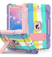 ZoneFoker Case for iPad 9th/8th/7th Generation 2021/2020/2019(10.2 inch), Heavy Duty Military Gra...