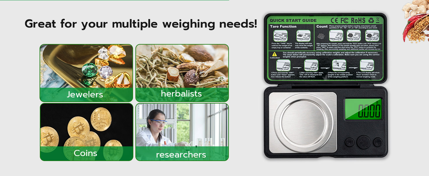 Great for your multiple weighing needs!