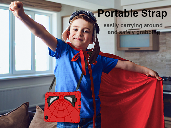 Spider-Galaxy Tab A11 Plus- Red Black M4