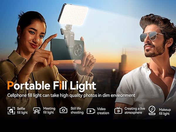 selfie light phone light phone light clip selfie light for iphone content creator essentials