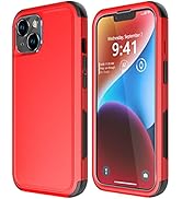 Diverbox for iPhone 14 Case [Shockproof] [Dropproof] [Tempered Glass Screen + Camera Lens Protect...