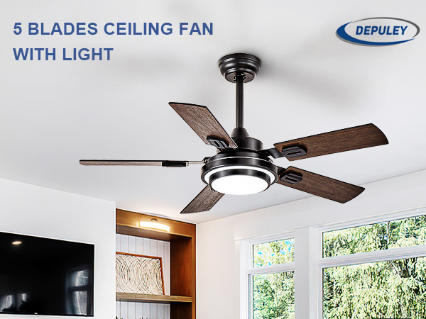 farmhouse ceiling fan depuley